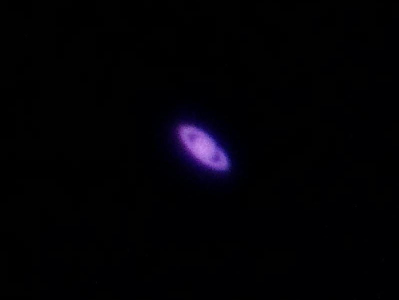 Raw frame of Saturn.